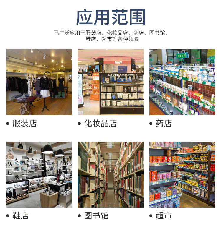 防盗标签磁条码贴纸防盗超市射频防盗软标签详情图2