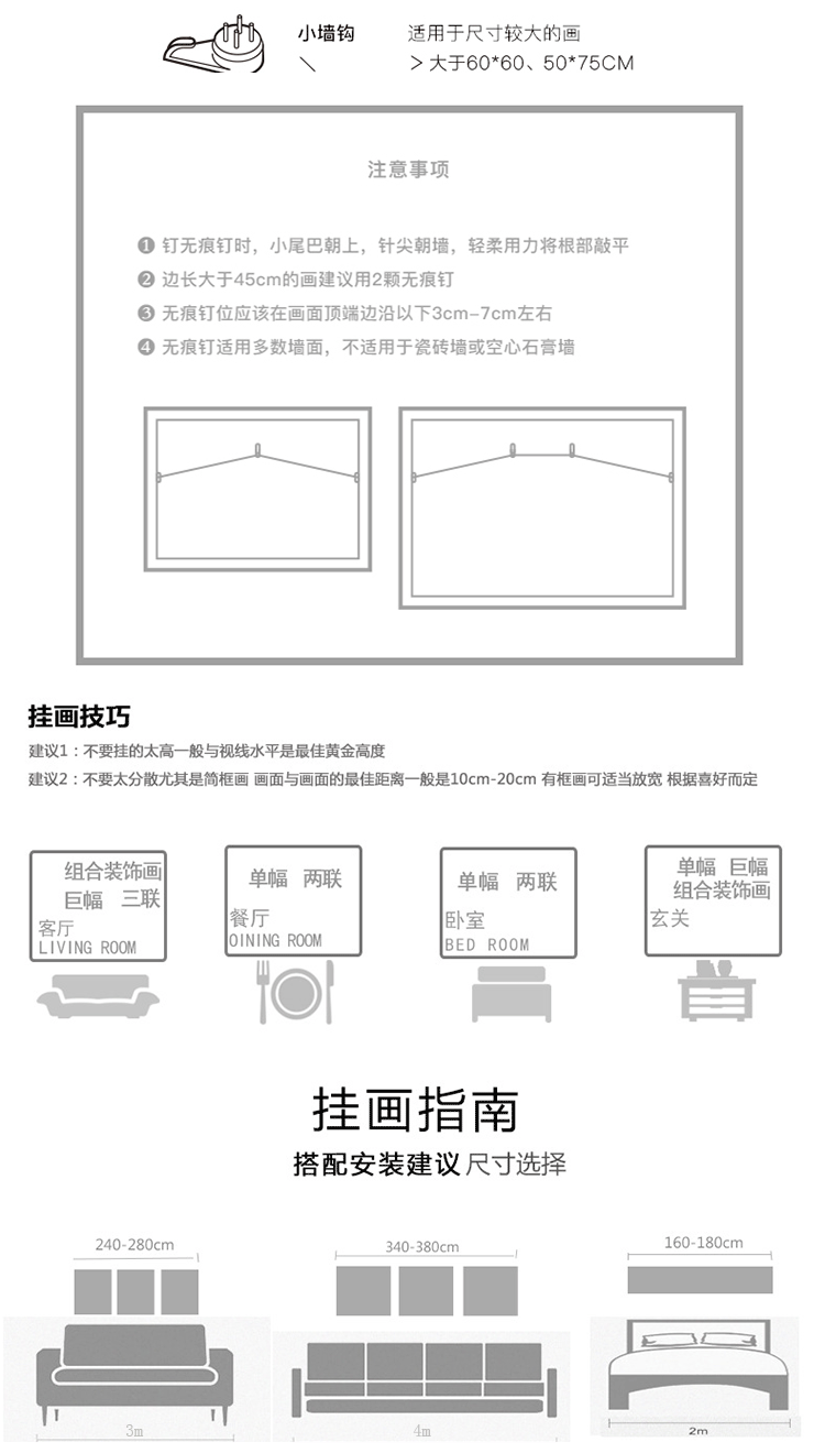 圣仕抽象装饰画现代北欧风格创意几何客厅有框画餐厅挂画酒店饭店详情图14