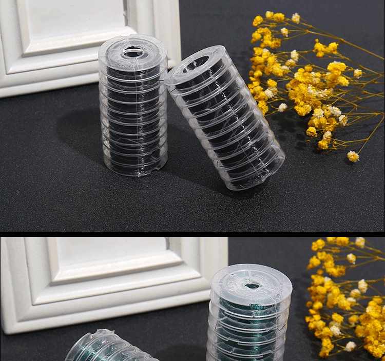 0.3MM彩铜铜丝线DIY手工缠绕线引线饰品发箍发钗定型线详情图3