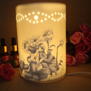 香精灯 精油炉 工艺陶瓷 插电熏香灯 广告礼品产品图