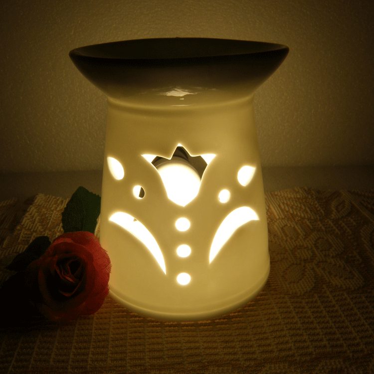 照明 熏香炉 香精灯 手工镂空工艺陶瓷 商务礼品详情图1