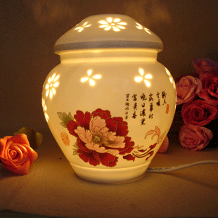 香精灯 精油炉 工艺陶瓷 插电熏香灯 广告礼品详情图3