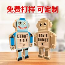 Robot modeling light Message board Tablet lettering robot modeling light confession LED light