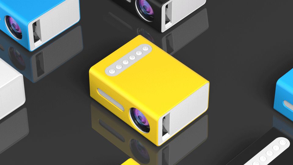 PINYA品雅T300迷你微型便携式投影仪家用家庭led儿童小型手机投影机超高性价比