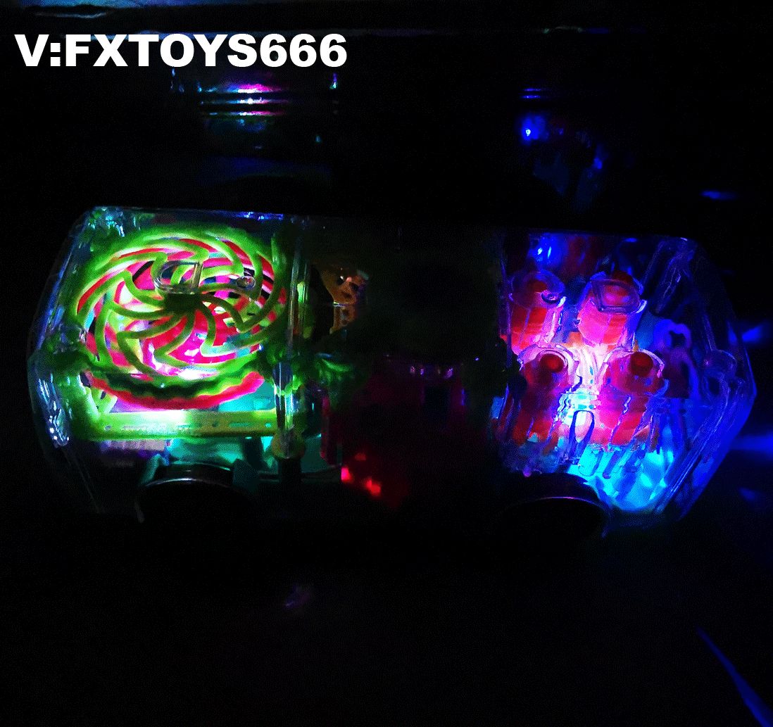 Transparent Bus Toy Car Transparent Gear Bus Transparent Car Toy Electric Toy Flash Toy Foreign Trade Toy
