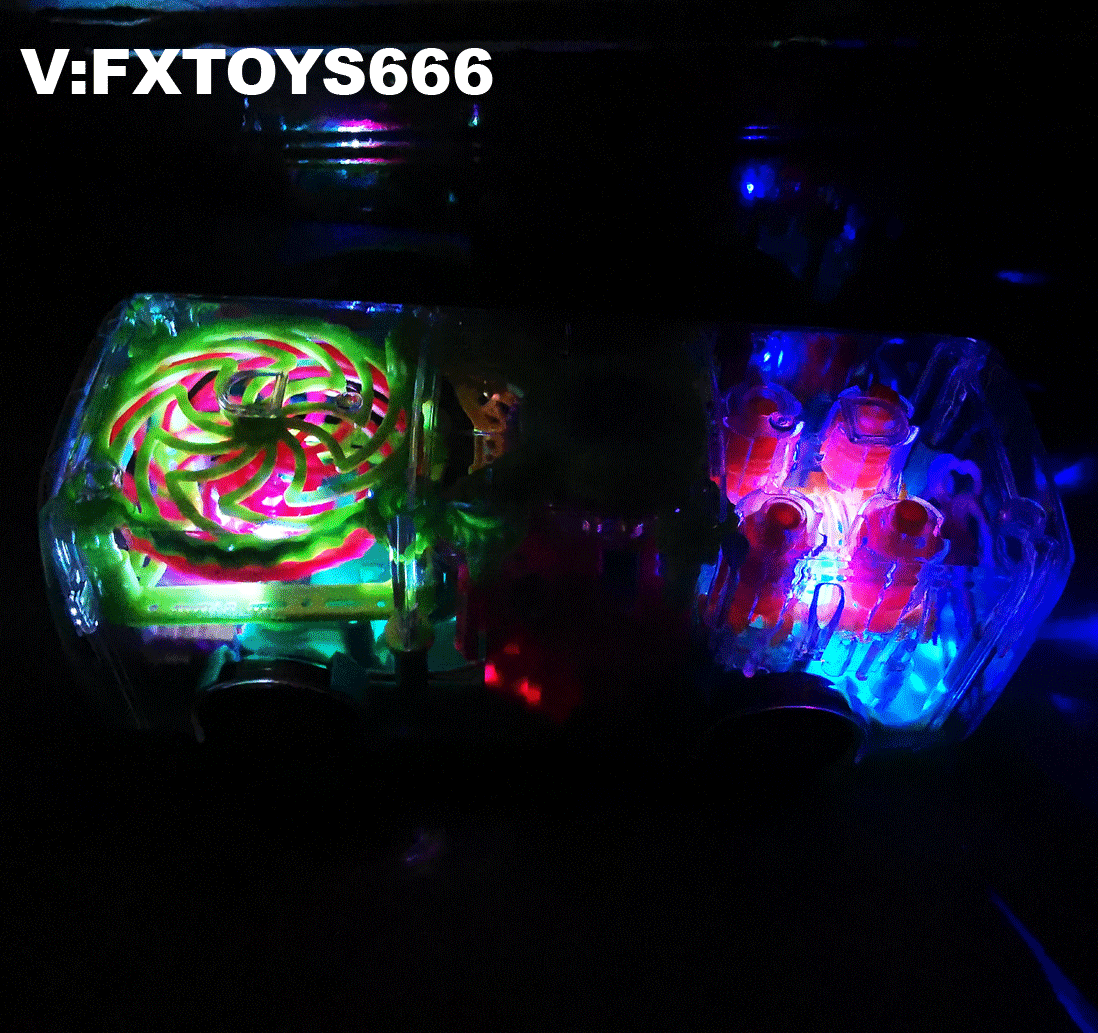 Transparent Bus Toy Car Transparent Gear Bus Transparent Car Toy Electric Toy Flash Toy Foreign Trade Toy full figure