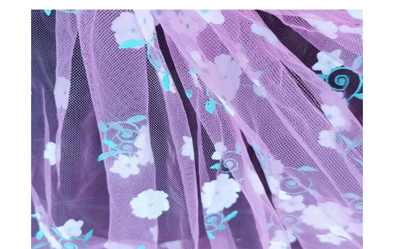 胶浆花朵布料碎花蕾丝网纱面料DIY手工衣裙子窗帘台布装饰布料详情图6