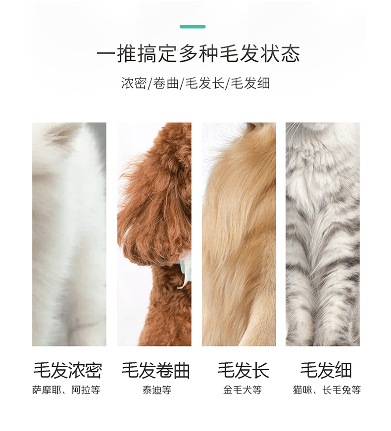 V-098 Pet Hair Clipper, cat and dog hair remover, cross-border e-commerce supply, pet clippers, pet scissors, household pet hair trimmer pic 7