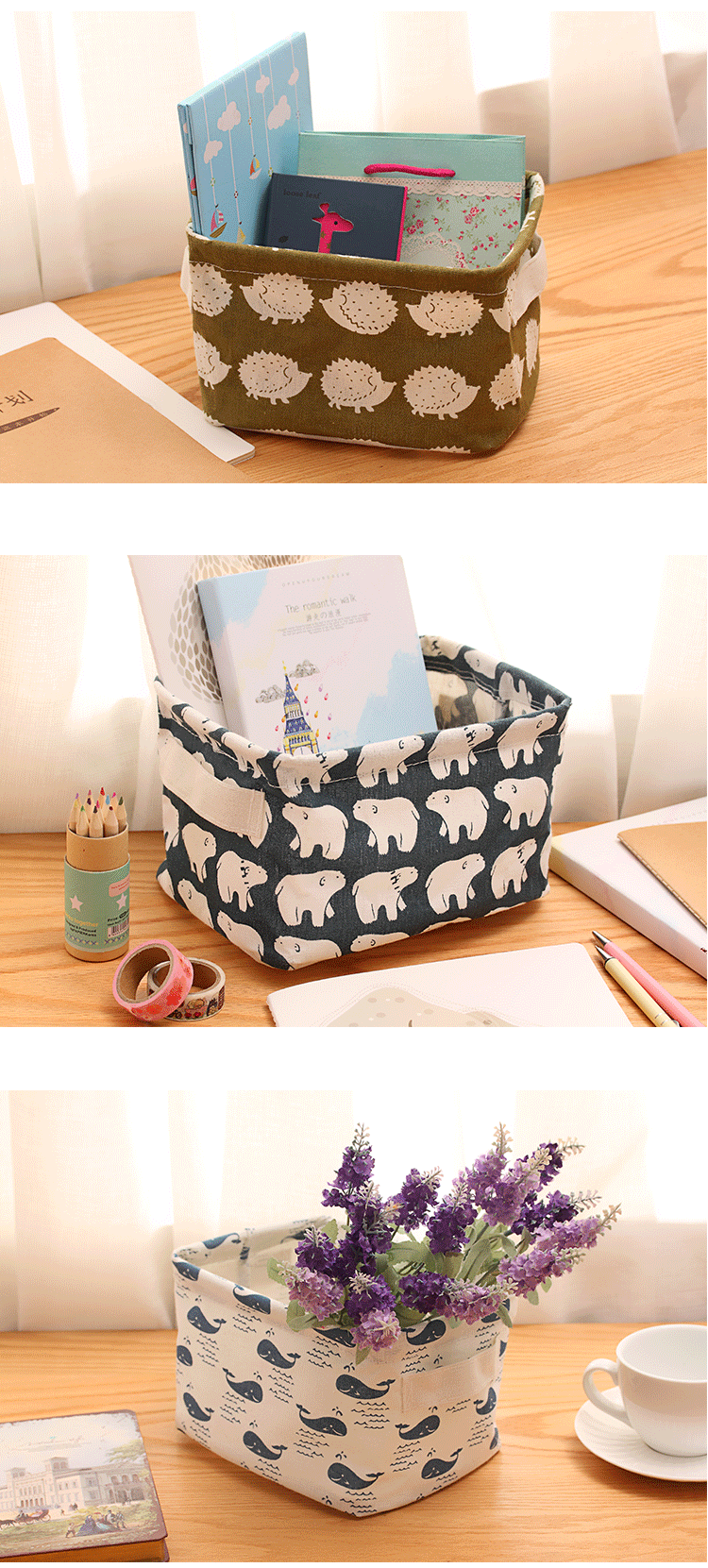 收纳筐鱼树熊详情图8