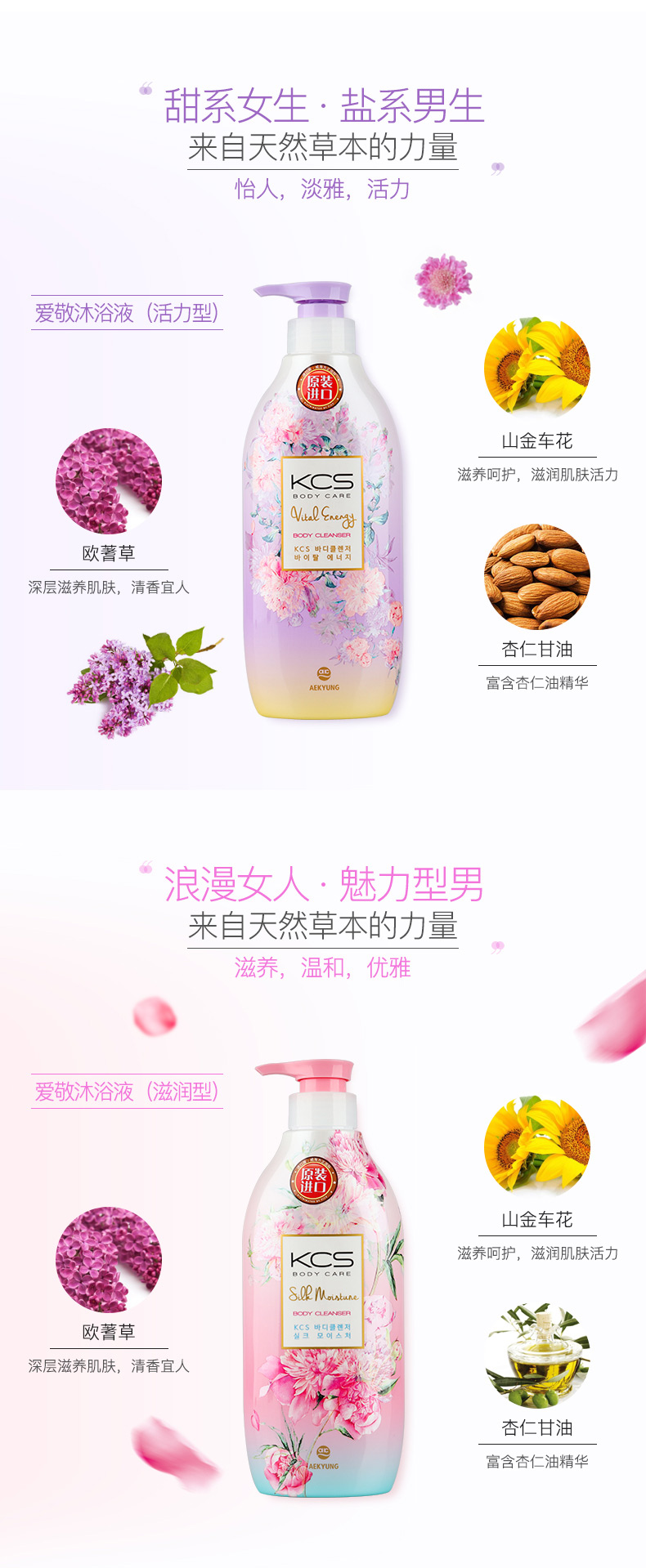 浙里 爱敬 可希丝 名画沐浴液详情图3