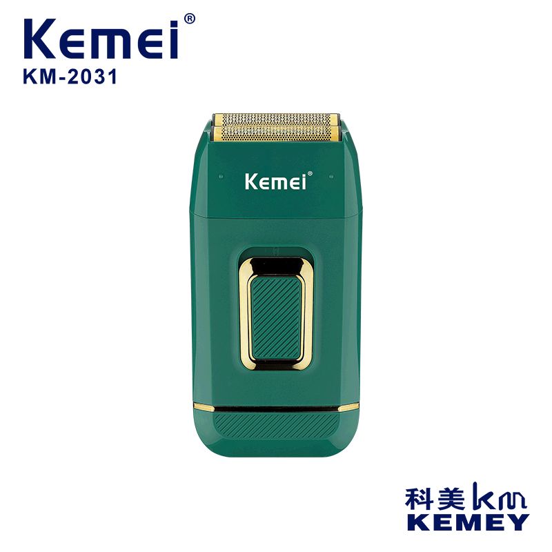 跨境厂家直销Kemei科美电动剃须刀KM-2031 光头神器 剃须 USB充电