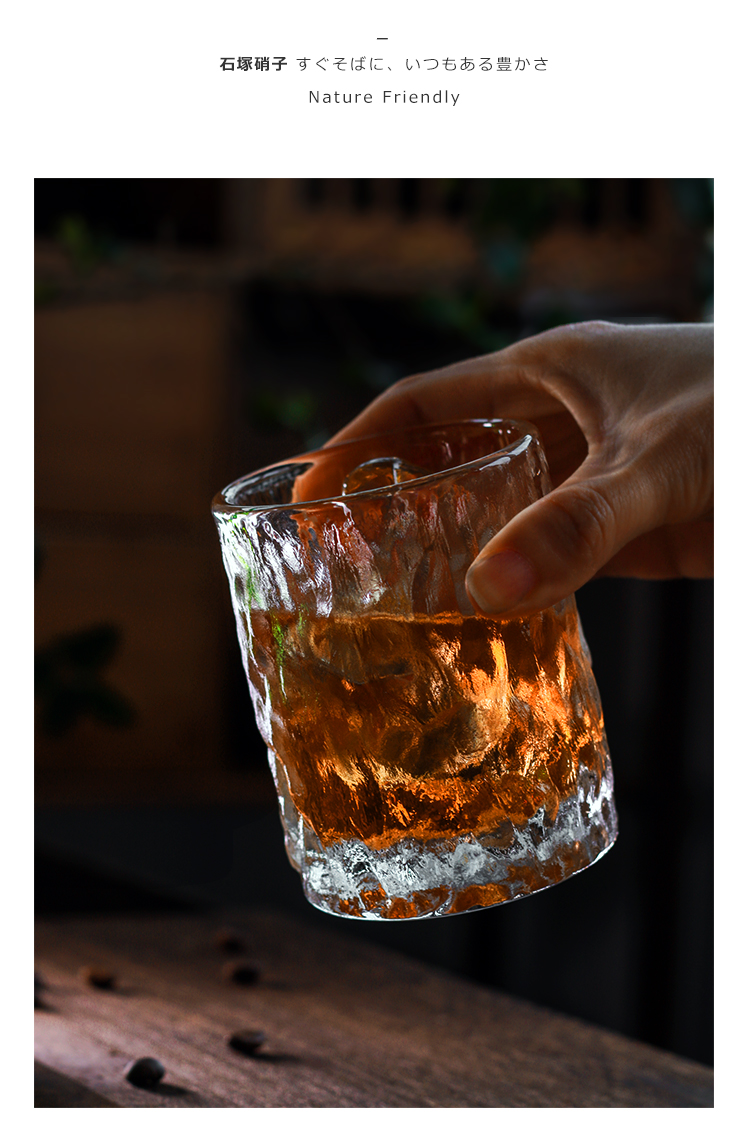 浙里 日本进口津轻初雪杯 石塚硝子手工威士忌玻璃酒杯详情图10