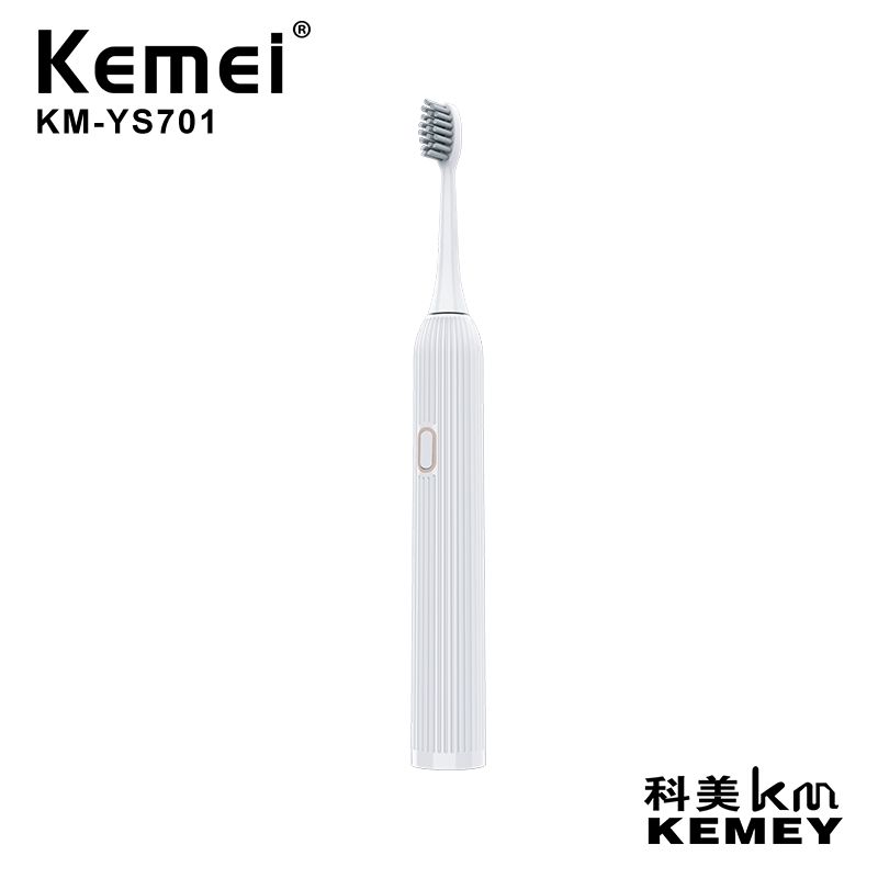 Cross-border manufacturers directly powered moving toothbrush KM-YS701 sonic vibration IPX7 waterproof electric toothbrush