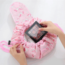 TS Amazon bulk cosmetic bag Lady Travel storage bag portable lazy drawstring bag toiletries kit wholesale stock