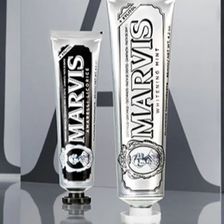 意大利进口Marvis玛尔斯/玛尔仕成人牙膏系列 黑色 银色