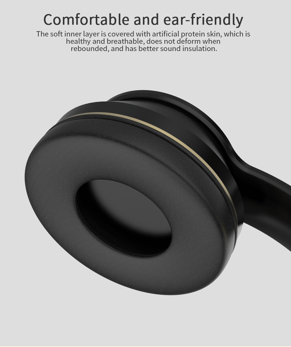 2024新款无线头戴式蓝牙耳机运动大耳罩可折叠电脑降噪音乐音频详情11