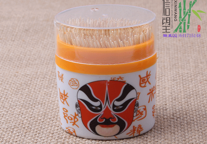 Wholesale of disposable toothpicks, commercial and household double-ended bamboo toothpicks, double-ended fruit picks for catering and hotels, canned Xinwang brand pic 5