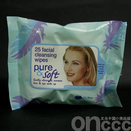 美女卸妆美容湿纸巾，40克无纺布