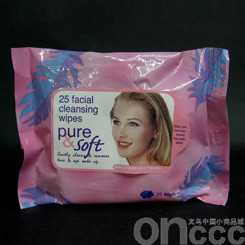 湿巾。美女湿巾，卸妆湿巾，20克无纺布
