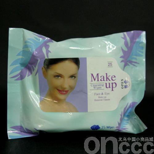 Ladies' beauty wipes to remove makeup