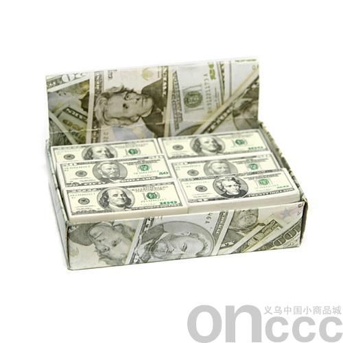 Currency-shaped eraser