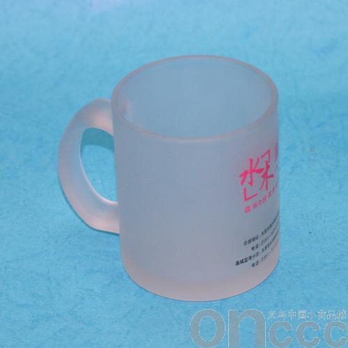 Glass frosted glass, 12-12 with cover, flowery, height 10cm, diameter 8cm