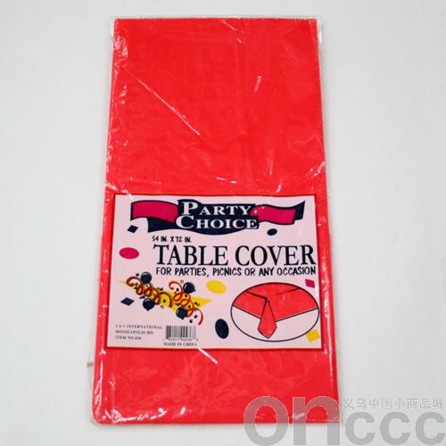 家盛红色台布