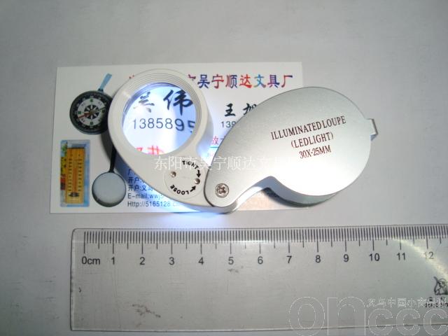 Jewelry magnifying glass. Magnifying glass
