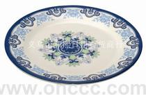 Miamine plate imitation porcelain Meizai porcelain 10 "waist plate 150