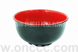 Red and black 6-inch noodle bowl 4006