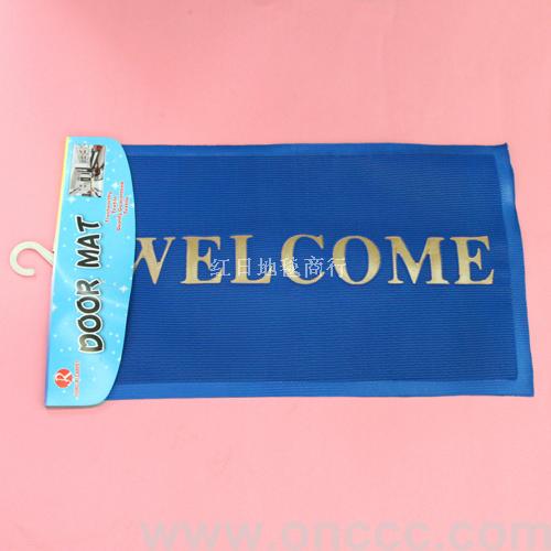 Factory direct red Rili carpet Poli beauty blue English letter doormat corridor door mat