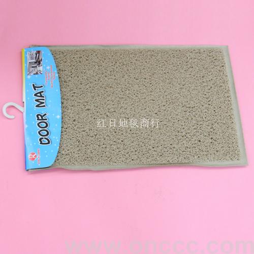 Silk rug gray square doormat hallway doormat non-slip mat