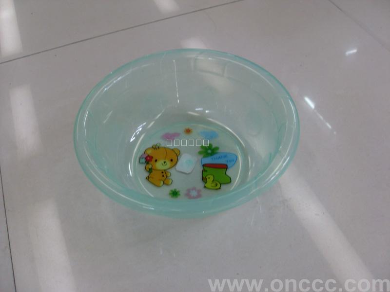批发供应塑料666透明盆洗脸盆
