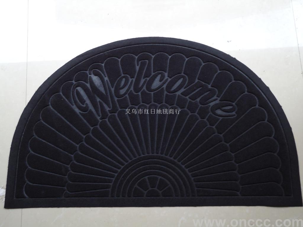 黑色压花复合垫 防水防滑 适用于门口 卫生间 玄关等