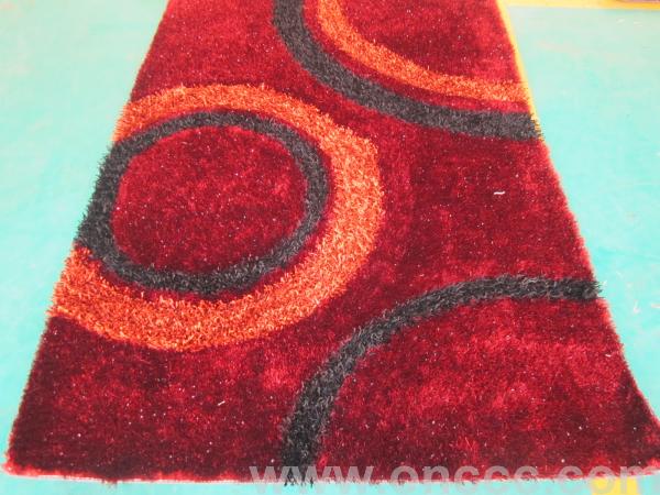 Coarse silk and patterned carpet, full size coffee table carpet