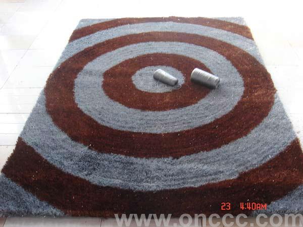 Korean silk C carpet Circle pattern living Room blanket Room blanket Discount carpet