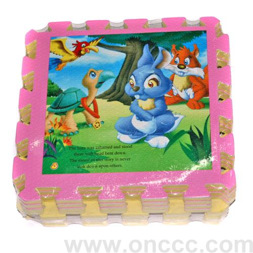 Pink Puzzle Mat