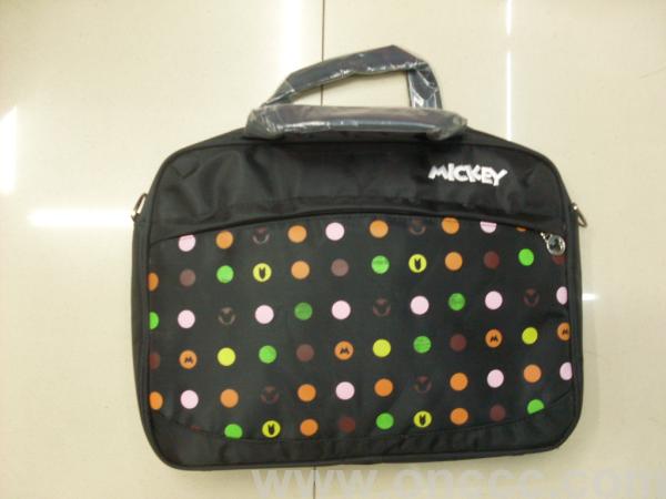 巨便宜电脑包,单肩背电脑包,圆点文件包,公事包