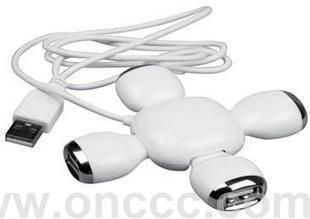 一件代发款式随机usb 分线器 usb 分线器 集线器 板凳HUB 一拖四