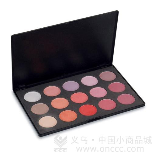 Fifteen color eye shadow cosmetics