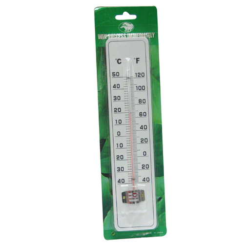 White plastic thermometer