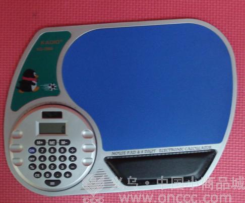 蓝色计算机鼠标垫