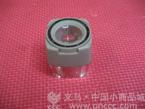Cylindrical magnifier reading lens geriatric lens
