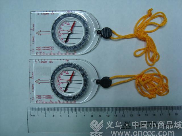 带刻度指南针 指南针 透明指南针 户外用品 SD8101
