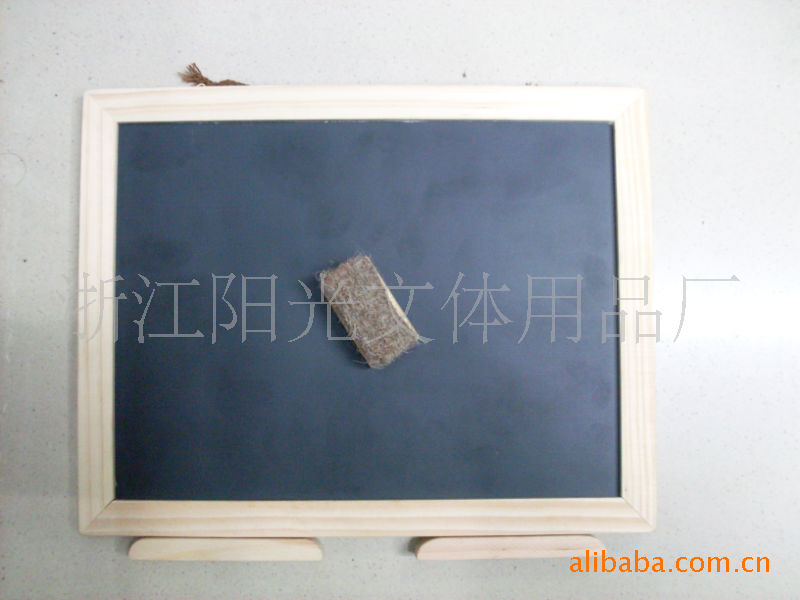 厂家定做 各种规格 木框黑板 白板 混合板 木制品30×40产品图
