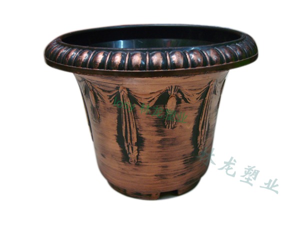 The factory wholesale outdoor vegetable basin balcony flowerpot European flowerpot container 2508