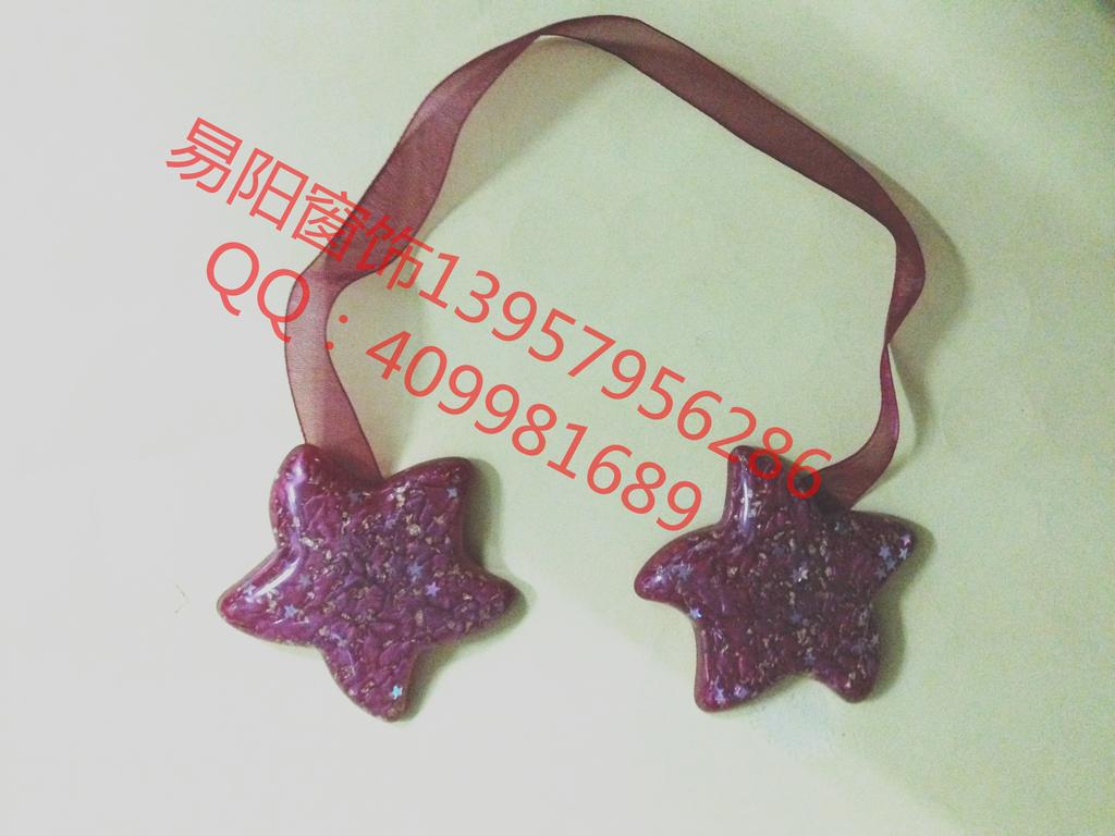 [易阳yiyangcs树脂金属窗帘扣磁性塑料窗帘扣30588