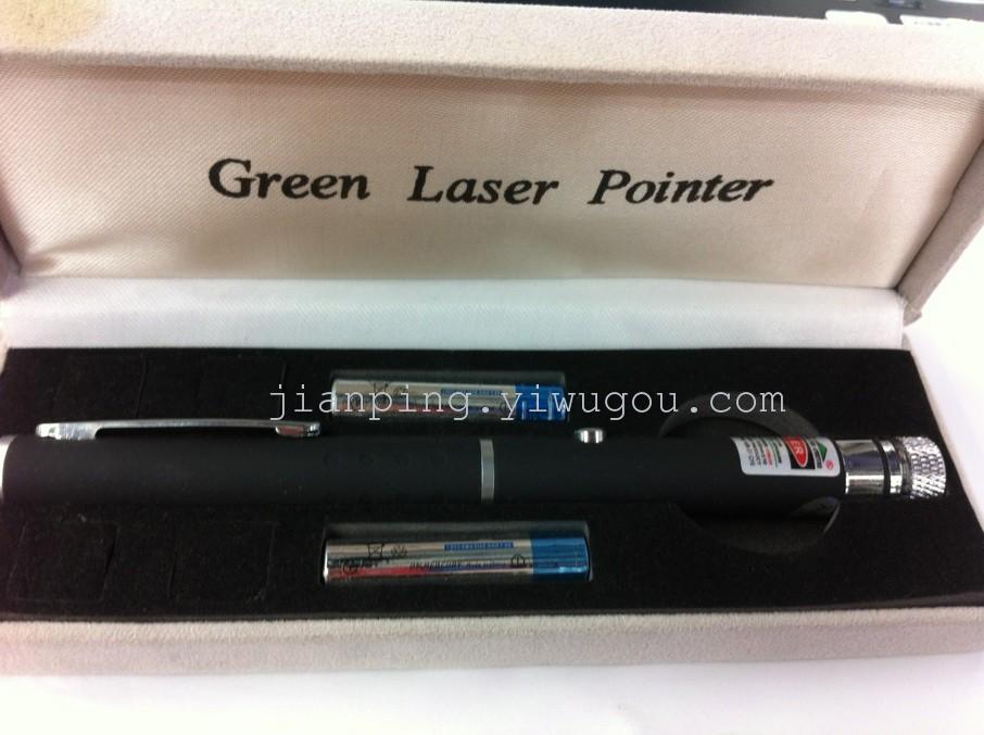 厂家直销 03-3 20w\30\40W\50W\100W单点绿光激光笔盒装激光笔图