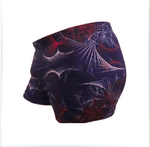 Design and color new fashion men's flat corner swimming trunks large size swimsuit swimming trunks bathing hot spring swimsuit full figure