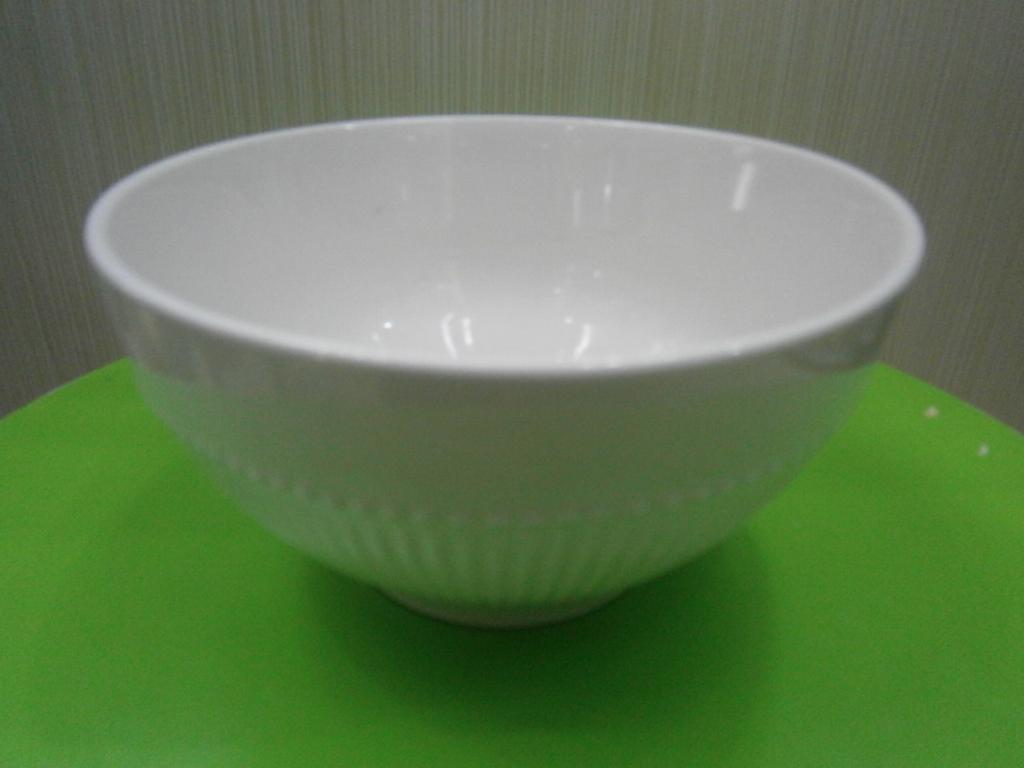 5.5-inch relief bowl, white base bowl, rice bowl, ceramic bowl